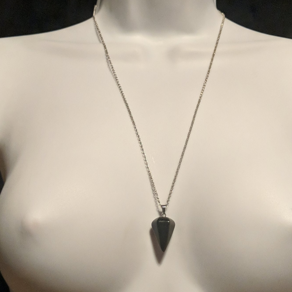 Spooky Box Club Onyx Pendulum Necklace